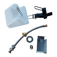 KIT EXTENSION PR PLUS DE DEBIT A384 1 ROBINETTERIE 32L/MIN A 3BARS +TRESSE