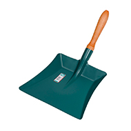 PELLE A POUSSIERE MANCHE BOIS CIRE LARGEUR 22CM LONGUEUR 26CM 170222 FORGES DE MAGNE