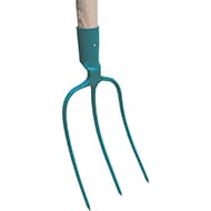 FOURCHE A BALLE 3 DENTS A DOUILLE 1,58KG LARG.12CM HAUT.20CM MANCHE BOIS 130CM 415131 FORGES DE MAGNE - FOIN