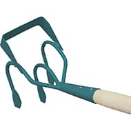 GRIFFE SARCLOIR 3 DENTS SPATULEES LAME LARGEUR 12CM MANCHE BOIS 150CM 1,10KG 567131 FORGES DE MAGNE