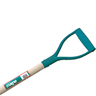 MANCHE HETRE LOUCHET ET BECHE LONG.100CM DIAM.38MM DROIT POIGNE METAL 610039 FORGES DE MAGNE