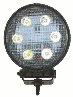 PHARE DE TRAVAIL ROND 6 LEDS 1300LM 18W 116X43X135MM ECLAIRAGE LARGE RAPPROCHE FEU AGRICOLE