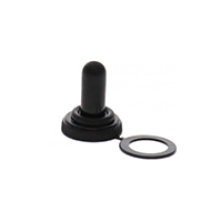 CAPUCHON D'ETANCHEITE NOIR POUR INTERRUPTEUR A LEVIER METAL
