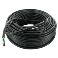 CABLE MULTICONDUCTEUR 2X6MM BOBINE 50M CABLE ELECTRIQUE ISOLE NORME A05VV-F