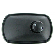 RETROVISEUR UNIVERSEL POUR TRACTEUR FIXATION SUR BRAS 20MM / 263X159MM PLASTIQUE ADAPTABLE FORD MASSEY LANDINI