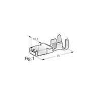 COSSE DE PUISSANCE FEMELLE 8X0,5MM2 POUR CABLE DE 4,0 A 6,0MM2 BOITE DE 20