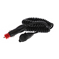 RALLONGE M/F AVEC FICHE ALLUME CIGARE CORDON SPIRALE 3M / 2X0,50MM