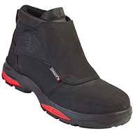 CHAUSSURE SECURITE ETNA NOIRE HAUTE 46 SOUDURE TIGE EN CUIR ENDUITE HYDROFUGE SINGER