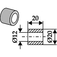 BAGUE DIAMETRE 12X20 LONGUEUR 21      FG ADAPTABLE VOTEX 45.03.072 ENTRETOISE TUBE BROYEUR