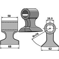 MARTEAU RM800 D.25 MC CONNEL ROUSSEAU NOREMAT SMA ADAPTABLE