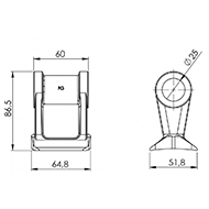 MARTEAU GROS BOIS 501 FG ADAPTABLE NOREMAT ROUSSEAU SMA BROYEUR 5.254.03 5.254.45 1001471 139207