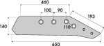 SOC 178126 D. B3 16" GREGOIRE ADAPTABLETFCC14X40 SOC 178126 D. B3 16" GREGOIRE ADAPTABLETFCC14X40