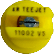 BUSE TEEJET 110° 11002 VS JAUNE JET PLAT LARGE (ACIER INOXYDABLE)